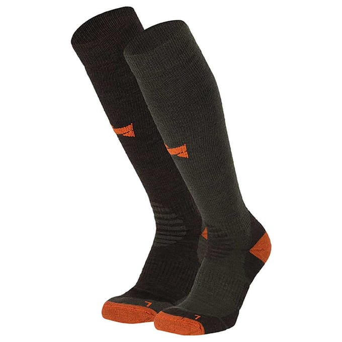Outdoor compressie sokken - Unisex - 2-Pack - Groen / 45/48