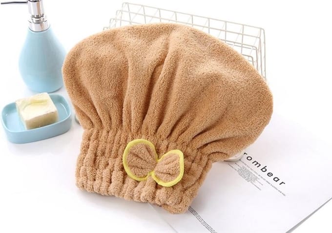 Haar Drogen - Handdoek Microfiber - Haar droog inrichtingen Caps -  Haar Droog Hoed