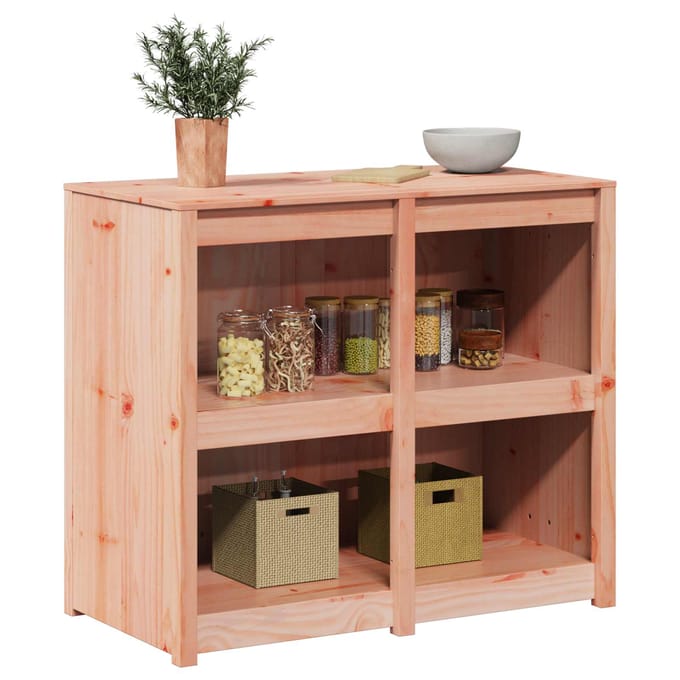 vidaXL - Keuken - Kast - MEPPEL - Douglashout - 106 - x - 55 - x - 92 - cm