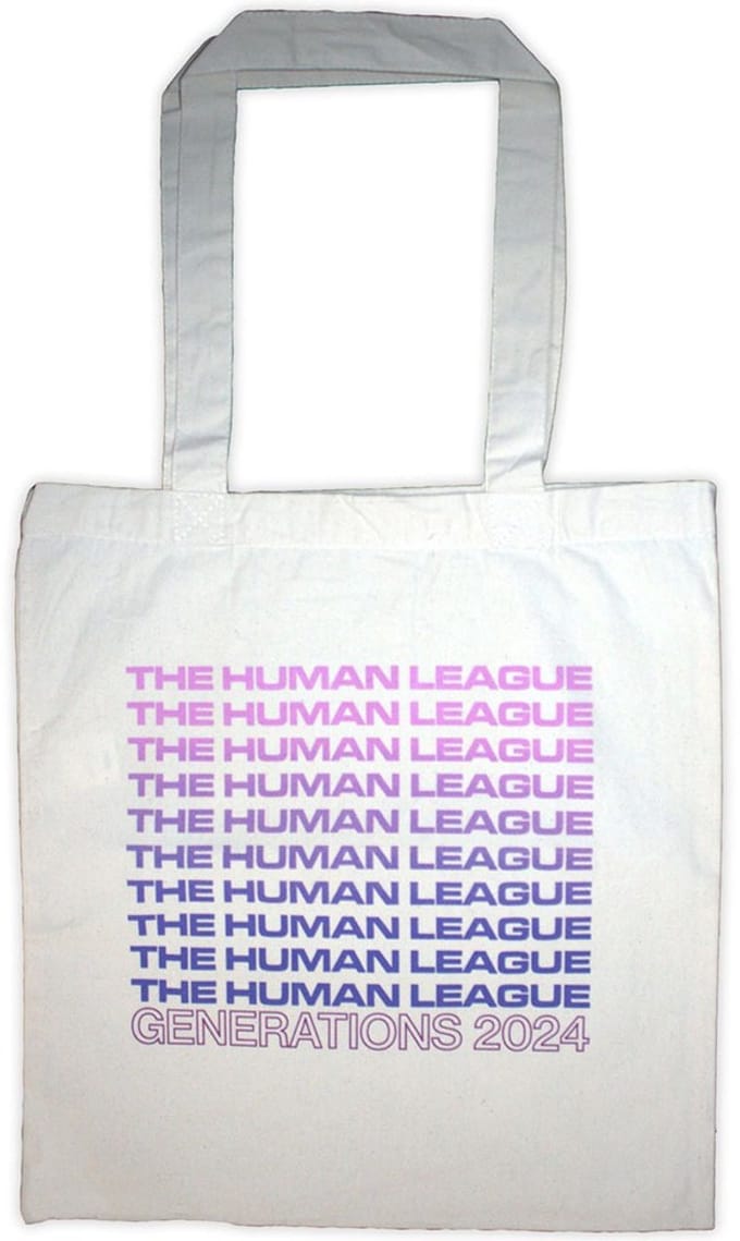 The Human League - Generations Tour '24 Schoudertas/Shopper - Creme