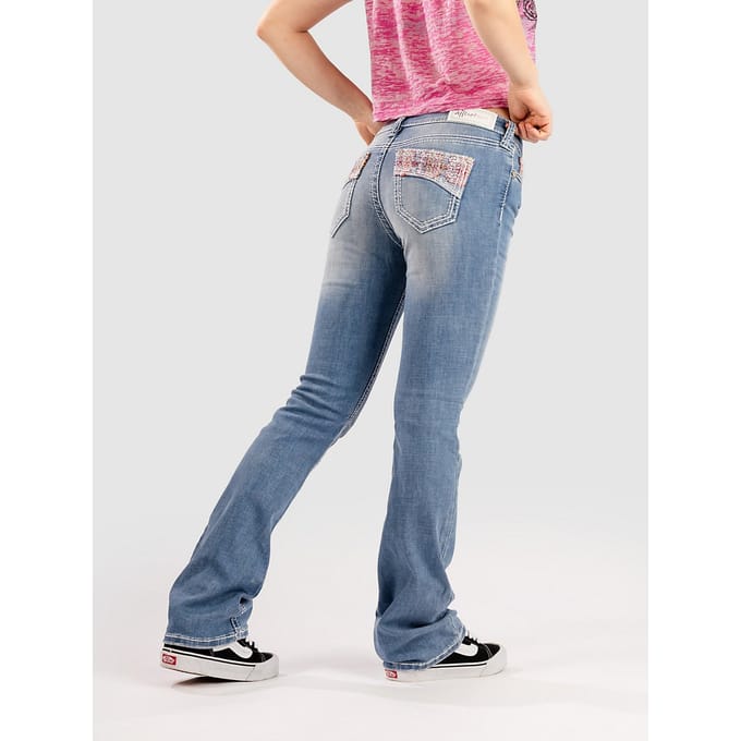 Affliction Jade Aries Jeans blauw
