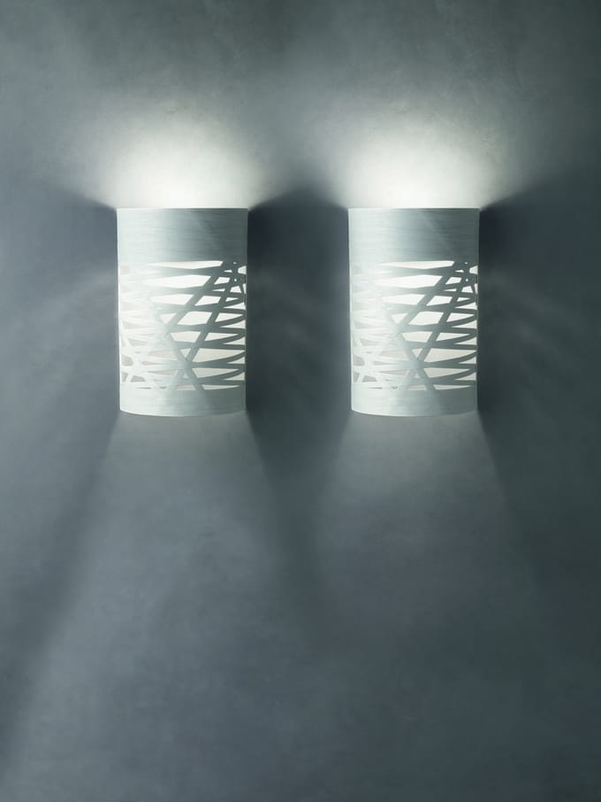 Foscarini - Tress wandlamp - wit - piccola 25 x 40 x 13,5 cm