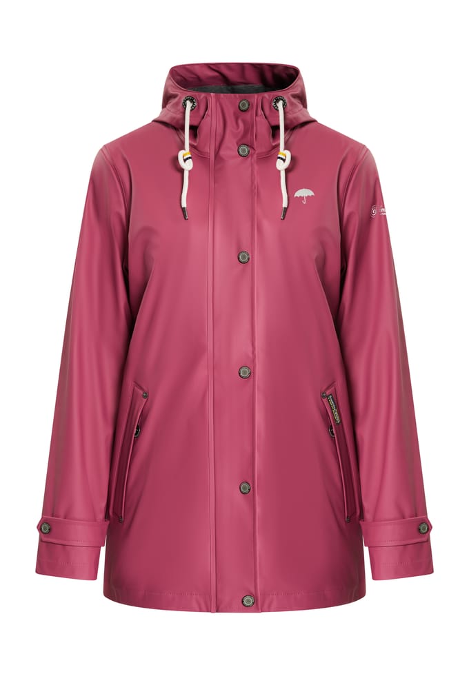 Schmuddelwedda Regenjas incus Dames Framboos roze