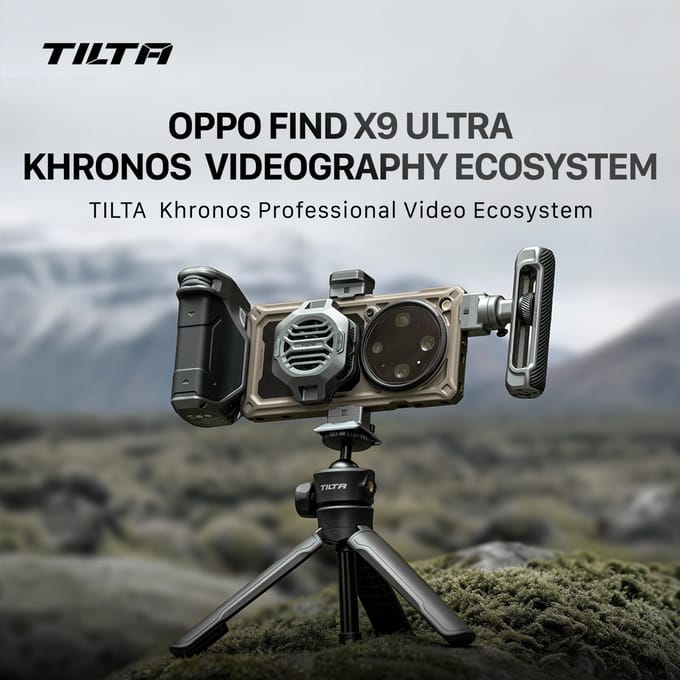 TILTA Khronos voor OPPO Find X9 Ultra Creator Kit met 67mm filteradapter, focus PD-handvat, snelkoppeling stick statief Case TU