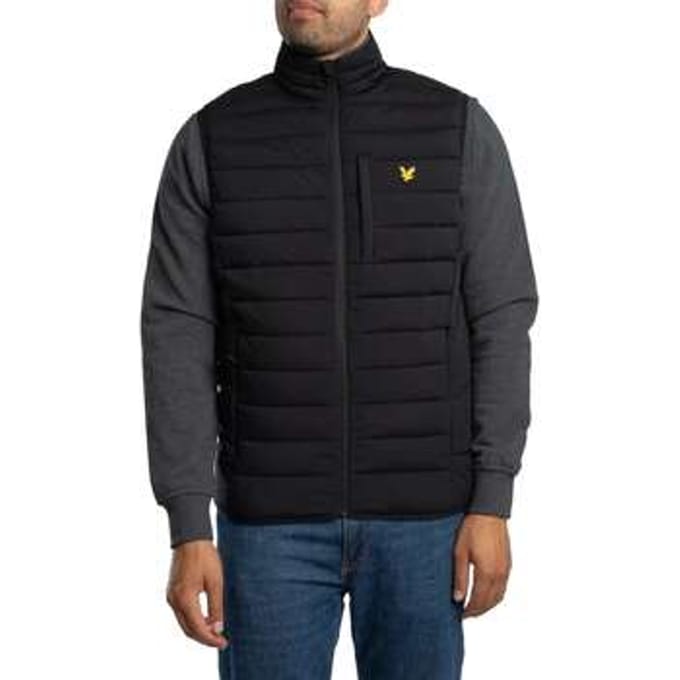 Lyle & Scott Stretch Lightweight Quilted Bodywarmer Heren - Maat XXL
