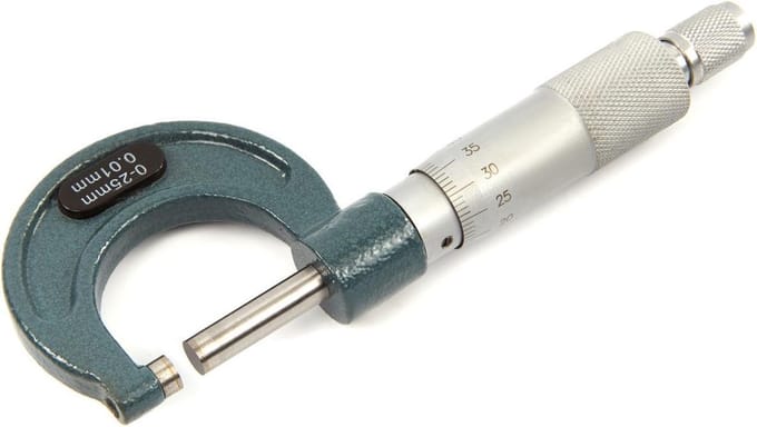 HBM Analoge Buiten Micrometer 50 - 75 mm. Model 2