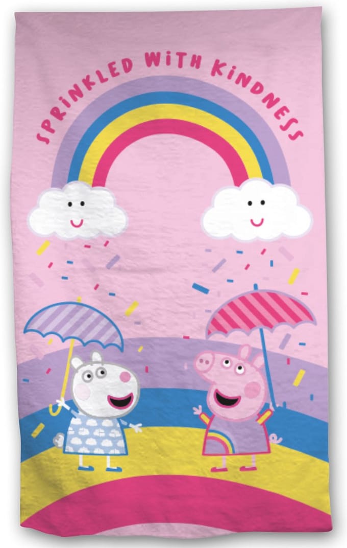Peppa Pig Strandlaken Sprinkled - 70 x 140 cm - Katoen
