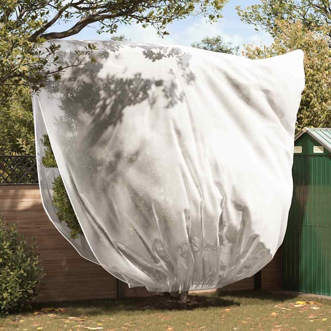 vidaXL Vorstbescherming Plantenfleece Covers 3 st Wit 3 x 3,93 m