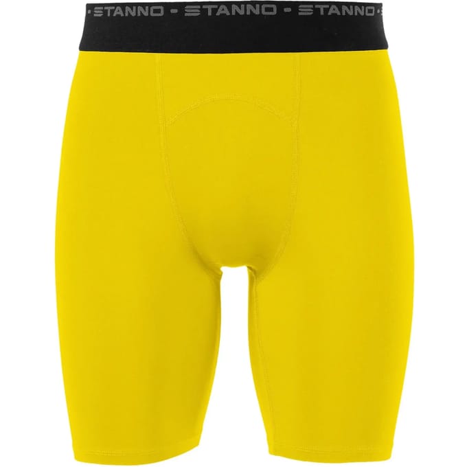 Stanno - Core Baselayer Shorts - Sportbroek - Maat M - Geel