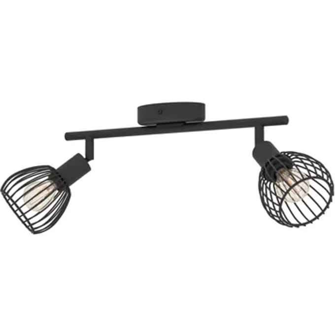 EGLO Sonnino Spot - E14 - 36,5 cm - Zwart