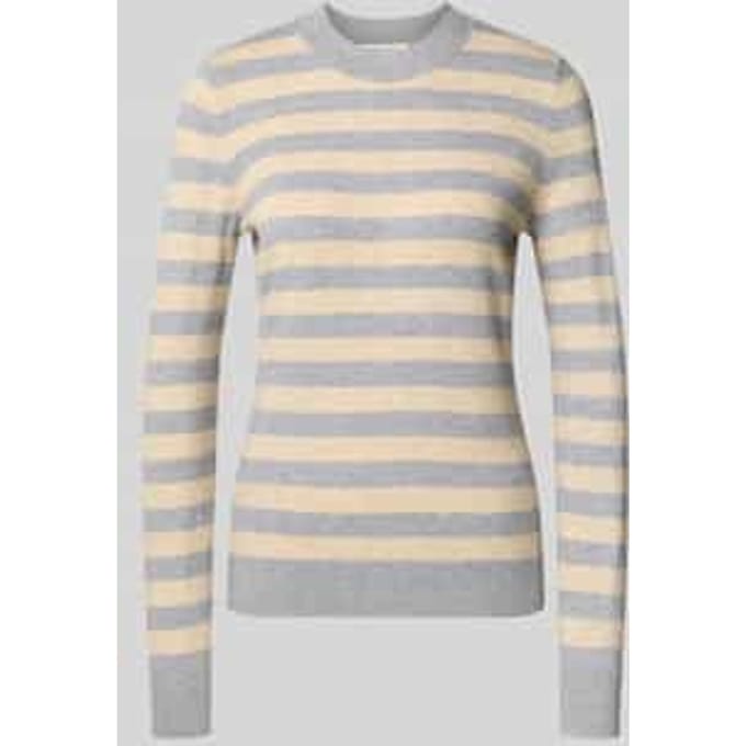 Gebreide pullover met ronde hals