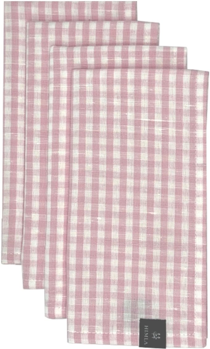 Rut servet 45x45 rose set van 4