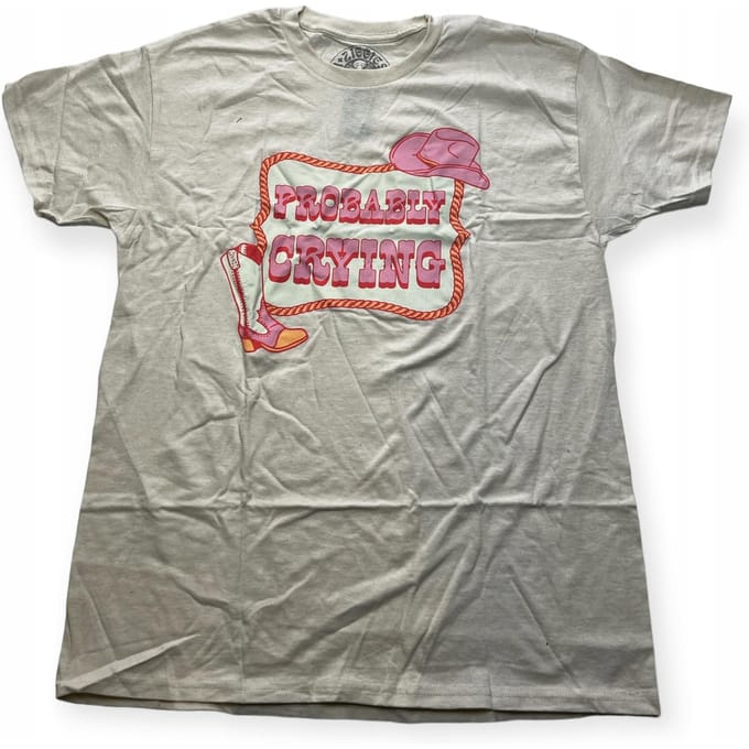 Koszulka T-shirt męski okrągły dekolt SPENCER'S nadruk L gray
