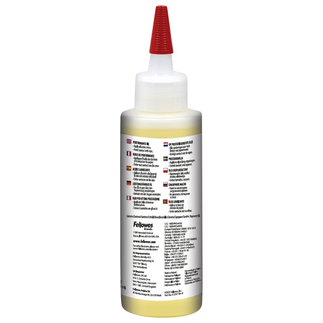 Fellowes Papiervernietiger Olie - Fles - 120ml