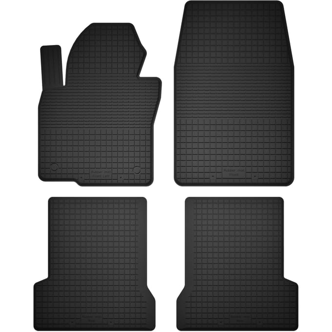 Wielganizator BasicProtect Serie - Universele Rubbermatten - Voor Fiat 500X FL - 2018-