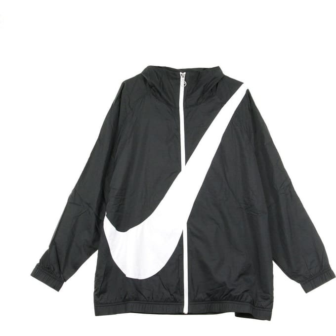 Dameswindjack W Swoosh Jkt Wvn Cb Zwart/zwart/wit
