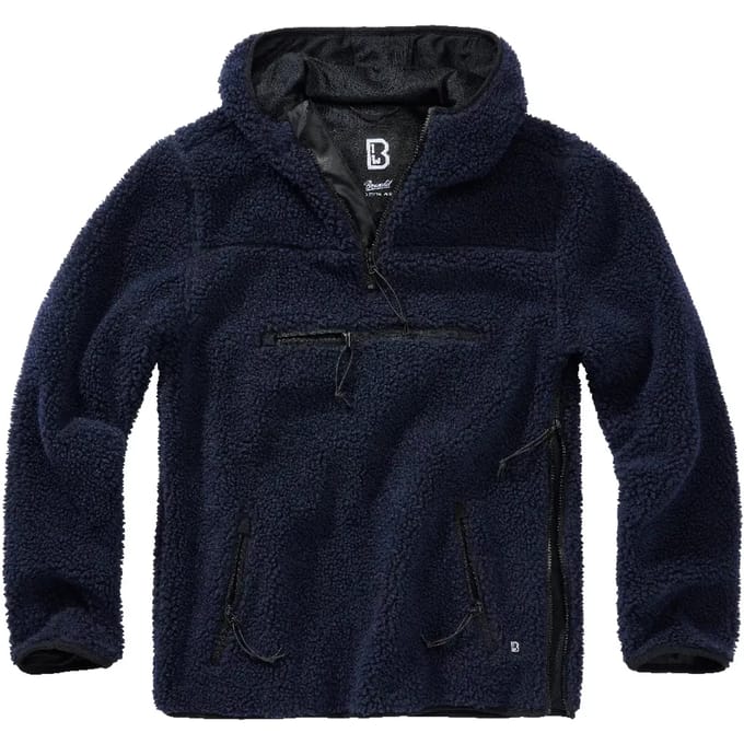 Brandit - Teddyfleece Worker Pullover Jas - L - Blauw