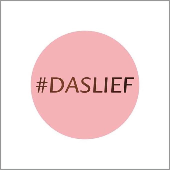 Sluitstickers - Sluitzegels - Das Lief - Etiketten - 500 Stuks - 39mm