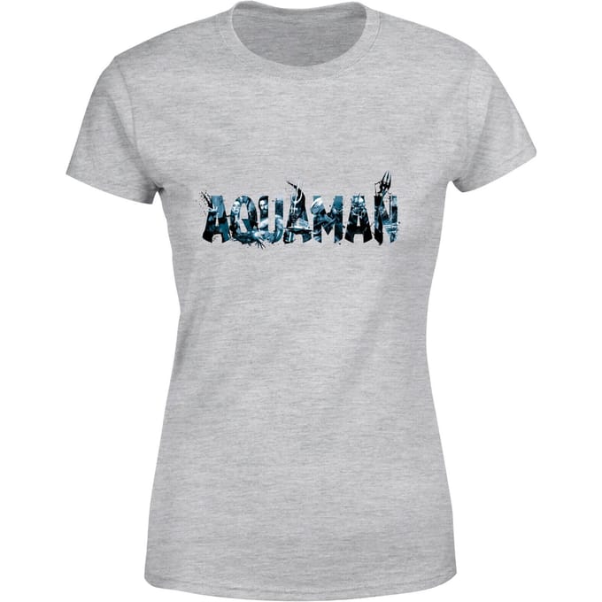 Aquaman Chest Logo dames t-shirt - Grijs - S