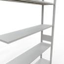 SCHULTE Lagertechnik - Stapelaanbouw met lengtebout - 3000x1300x300 mm, type 150 kg
