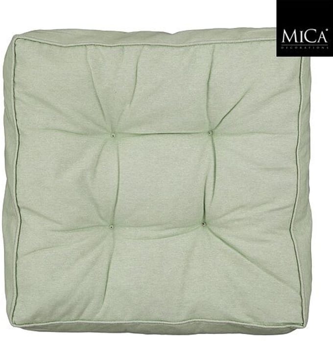 Mica Decorations Como Matraskussen – 47 x 47 x 7 cm – l.groen
