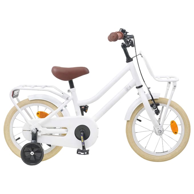 vidaXL - Kinderfiets - 12 - Inch - voor - 2-4 - jaar - oud - Wit