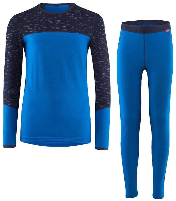 Loeffler Starlit Transtex Warm Lange Mouwen Basislaagset Blauw 164 cm Jongen