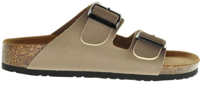 Tweeband Slipper Taupe Bionatura maat 40