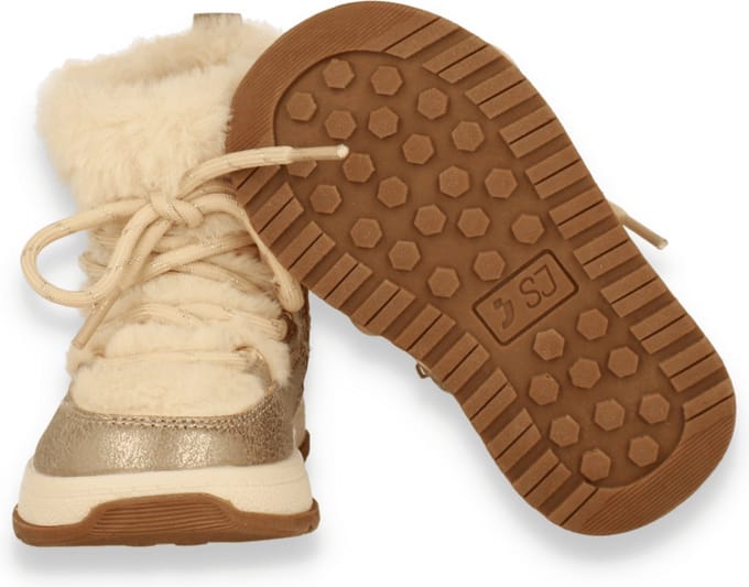 Sj Lifestyle Meisjes Boots Platina | Goud | Maat: 25