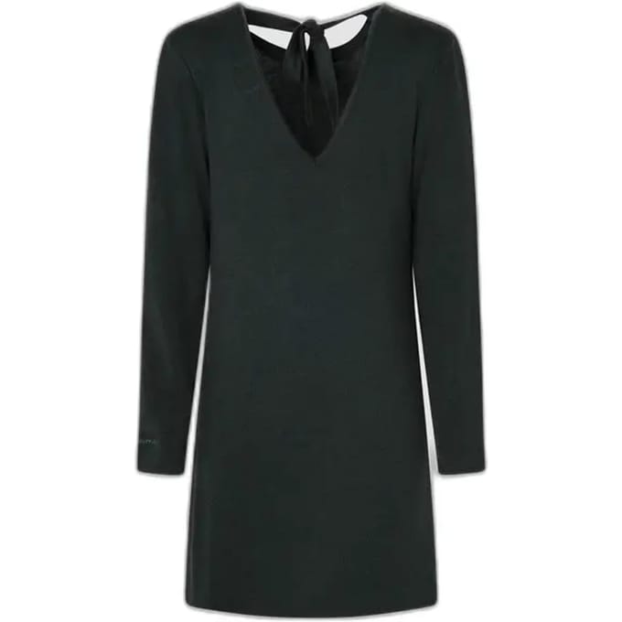 Pepe Jeans Darice Lang Mouw Jurk Groen XL Vrouw