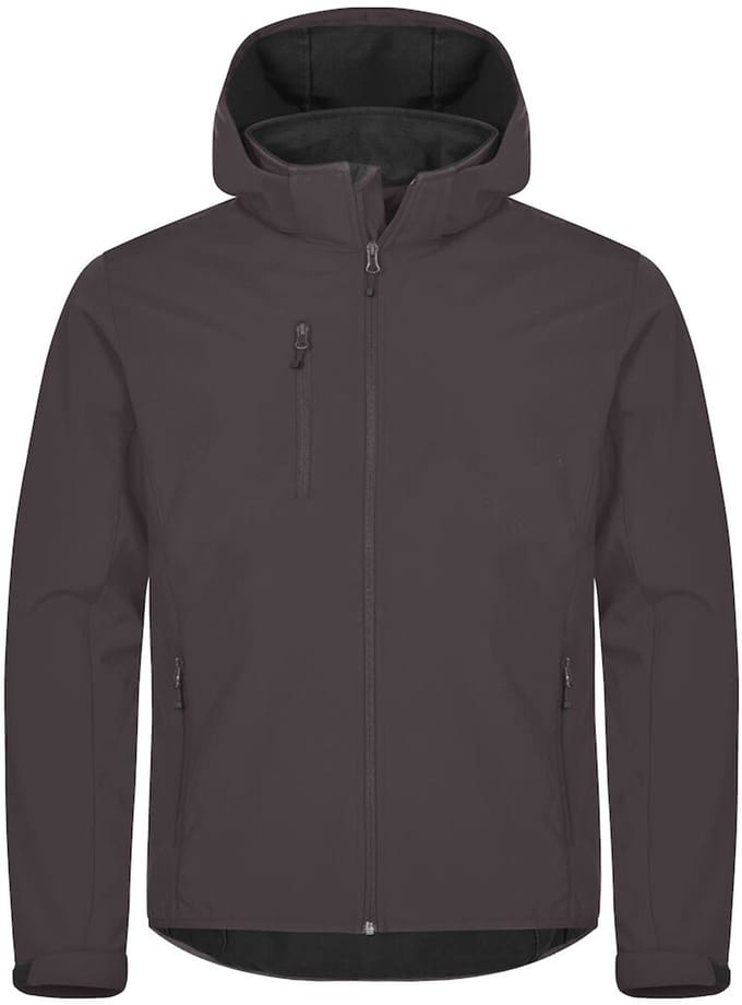 Clique Classic Softshell Hoody 0200912 - Donkergrijs - 3XL
