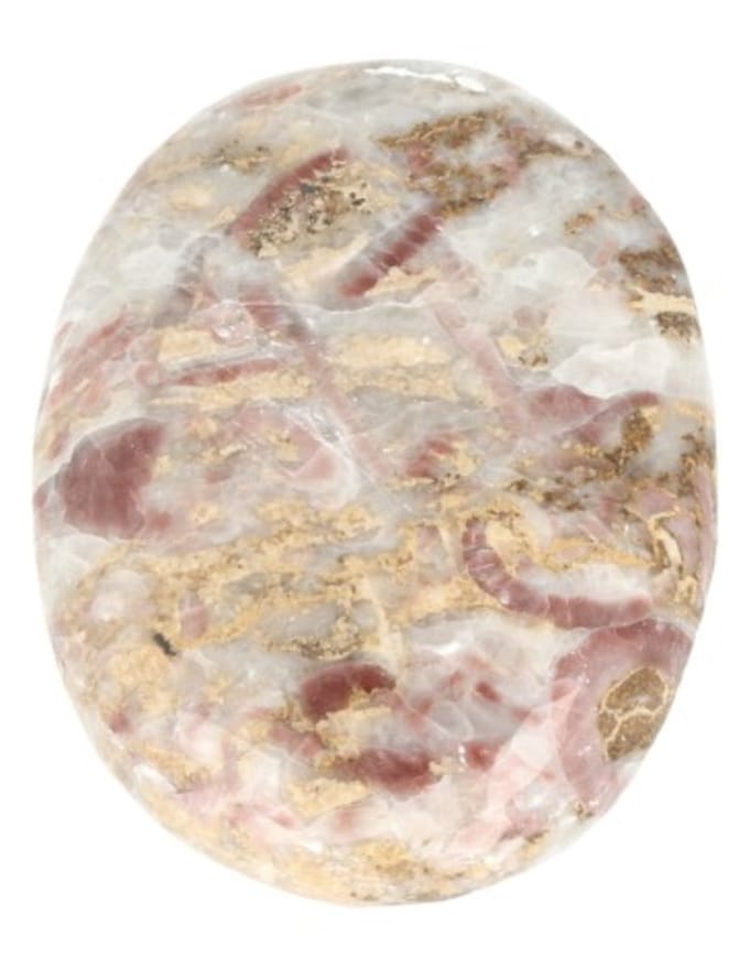 Calciet Strawberry handsteen