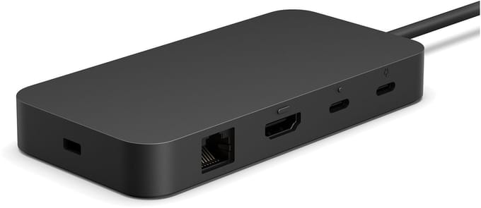 Microsoft USB4 Dock - Dual 4K 60Hz - 65W PD - 1GBE