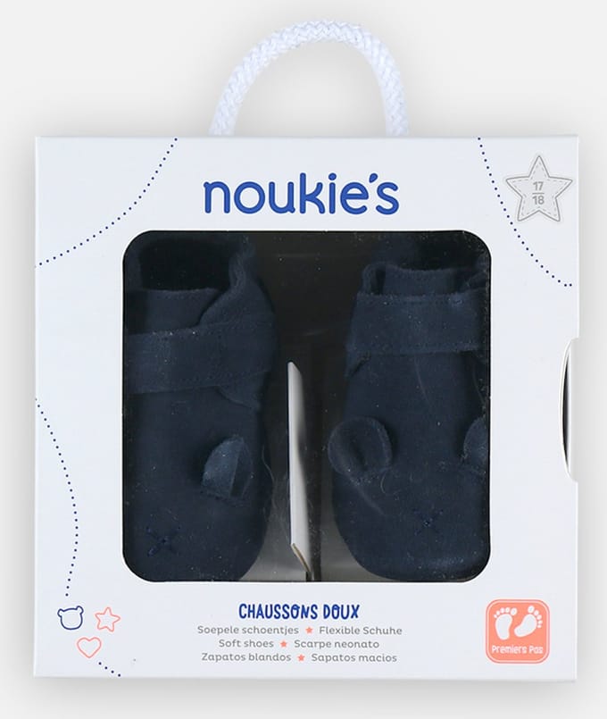 Noukie's - Soepele schoentjes - marine - suede - 21-22