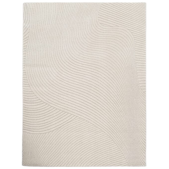 Modern tapijt Aurora crème 200x280 cm