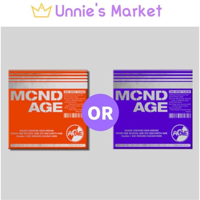 MCND [MCND AGE] 2e Mini Album Random Ver,No poster purple