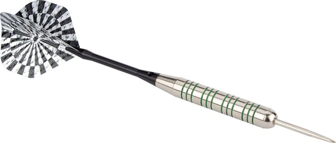 Abbey Darts Darts - Nickel/Silver - Zwart/Zilver - 23