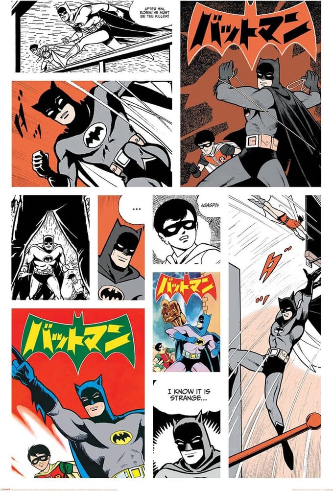 Poster Batman - Bat-Manga 61x91,5cm