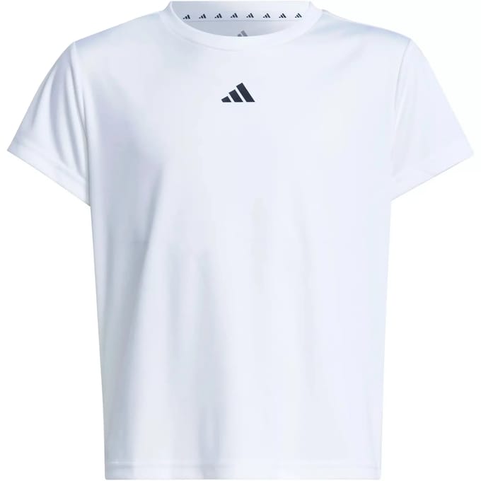 Adidas Train Essentials Regular Fit Logo T-shirt Met Korte Mouwen Wit 5-6 Years Kinderen