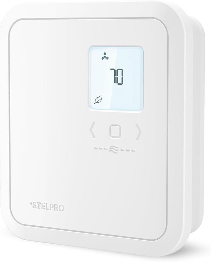 Elektronische Thermostaat - Verwarming Regelaar - Temperatuur Beheersen - Precieze Instelling - 4.3 Inch Breed - Wit