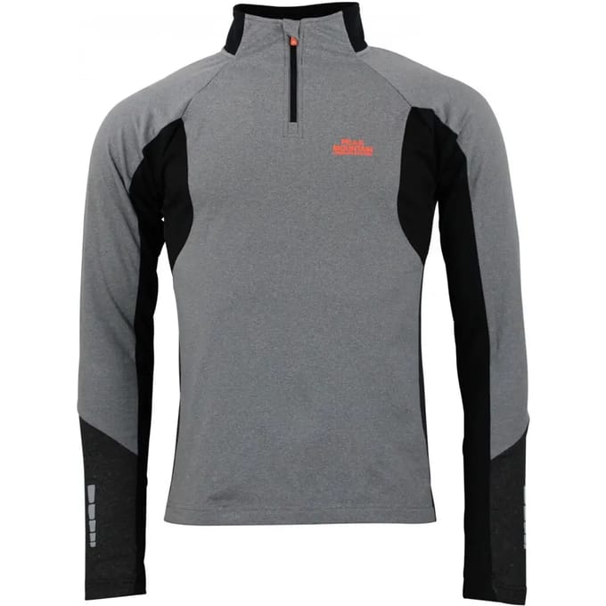 1st skin T-shirt met rits Peak Mountain