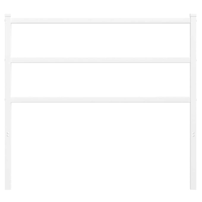 vidaXL - Vervangend - hoofdbord - 100 - cm - metaal - wit