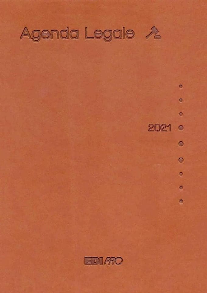 Compacte Zakagenda Dagplanner 12x17 cm, Oranje Jaarkalender
