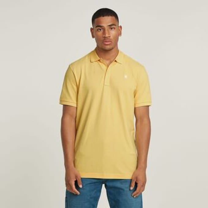 T-shirt G-Star Raw D11595 5864 DUNDA SLIM-3910 YELLOW