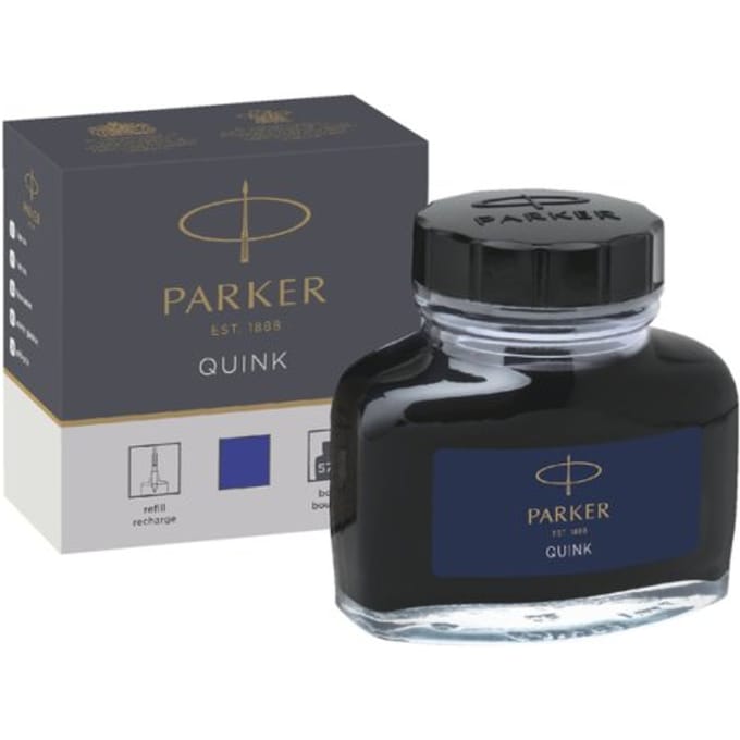 Vulpeninkt parker quink permanent 57ml blauw