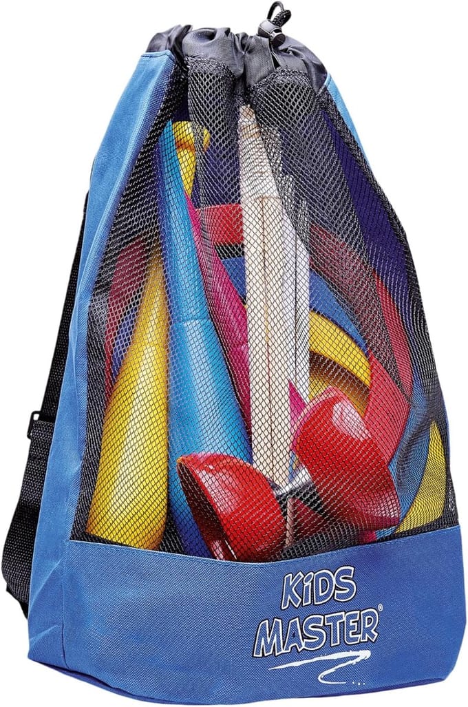 Jongleer set - Behendigheid set - Buitenspelen - 4 Delige set - 17 x 30 x 45 cm - Blauw