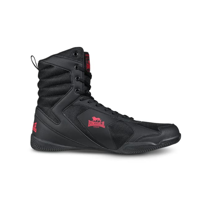Lonsdale Boxing Shoes Heskin 160047 Black/Red-39