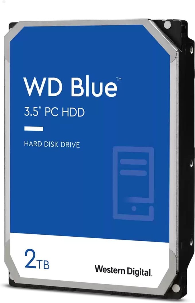 WD Blue - 2TB - Harde schijf - WD20EZBX - SATA-600 - 3.5"