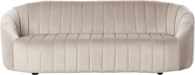 MALUNG - Driezitsbank - Beige - Fluweel