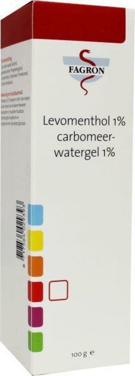 Fagron Levomenthol 1% carbomeer D & B 100 Gram